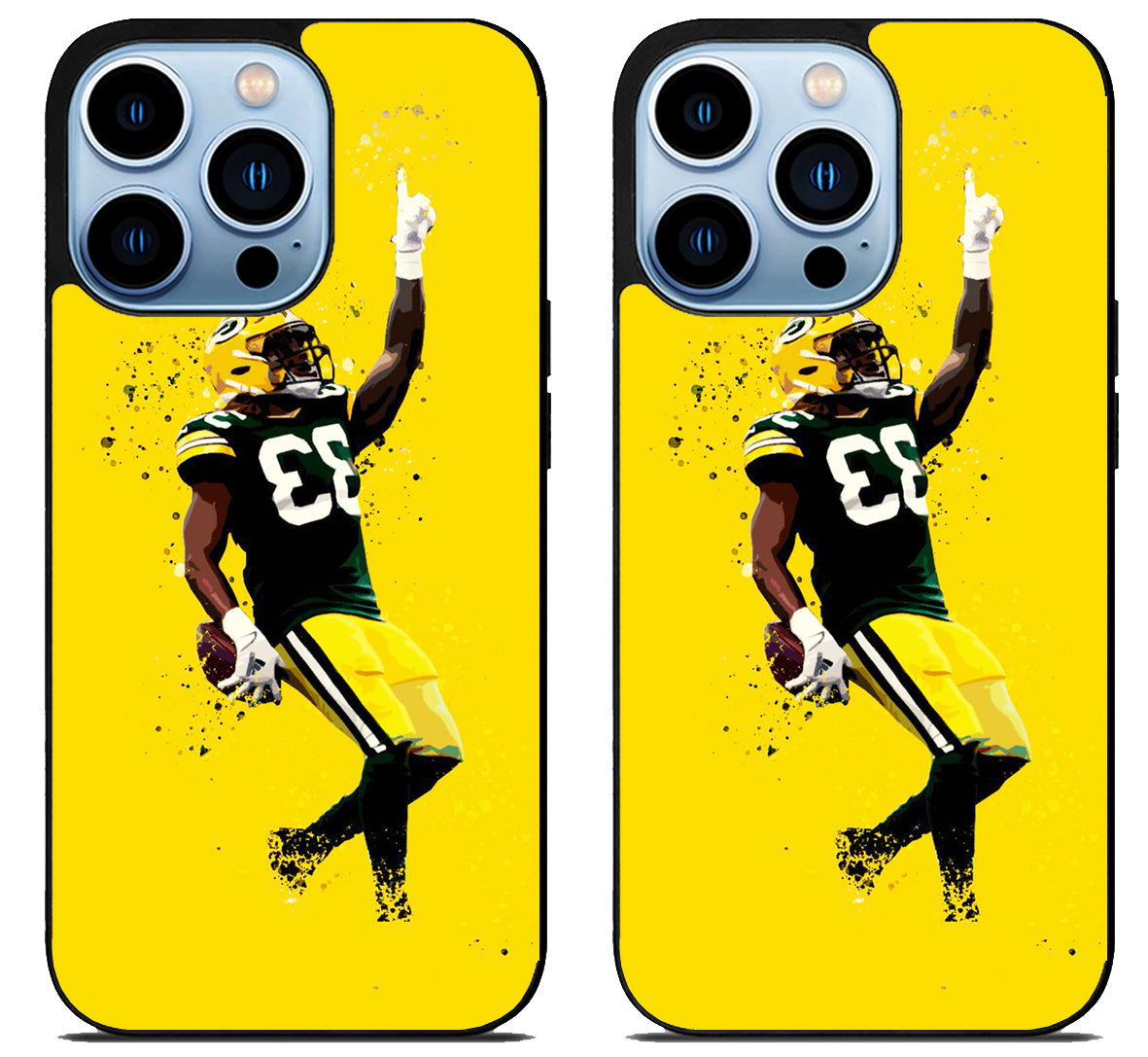 Aaron Jones Green Bay Packers Cool iPhone 15 Pro | iPhone 15 Pro Max Case