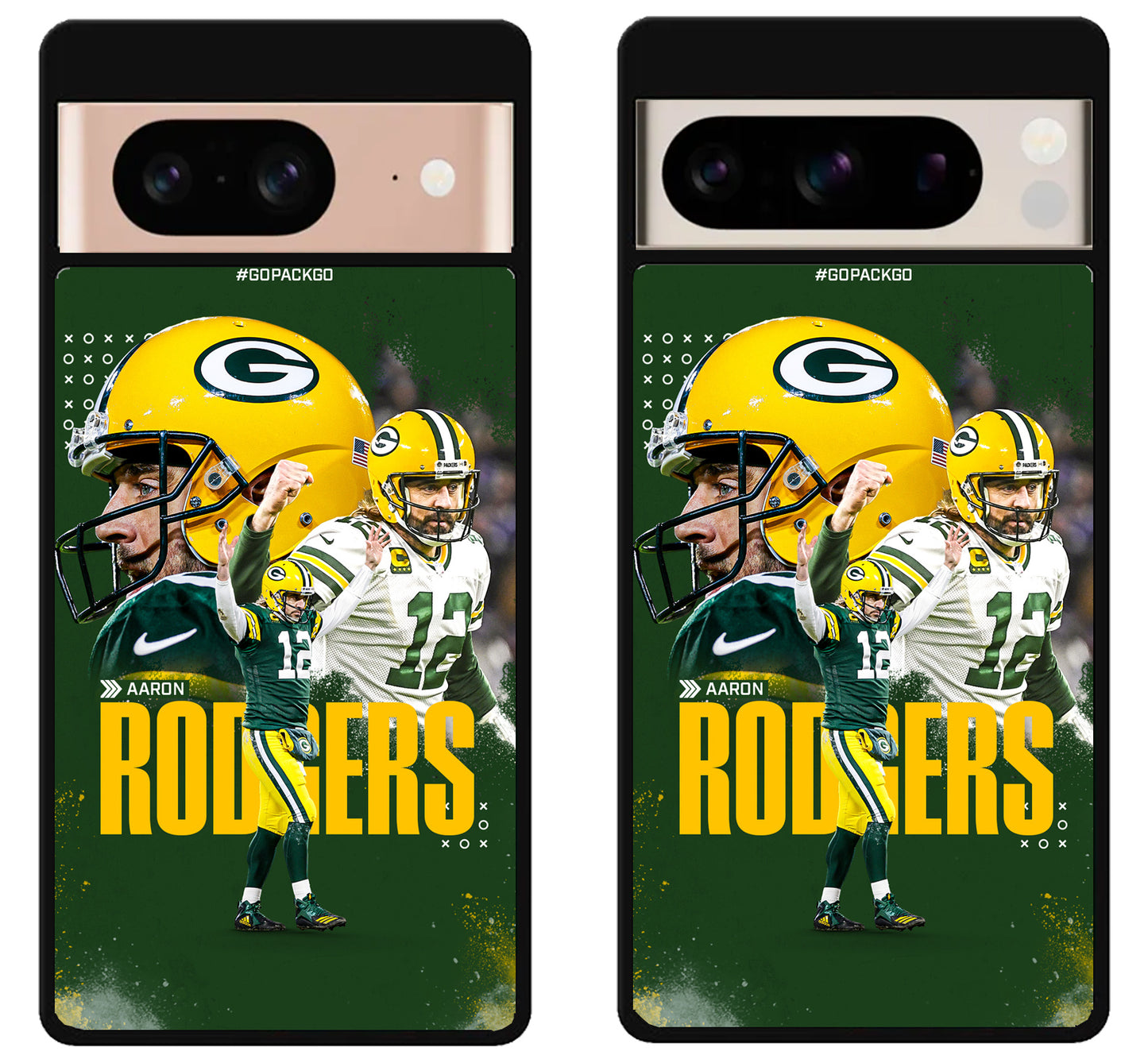 Aaron Rodgers Green Bay Packers Collage Google Pixel 8 | 8 Pro Case