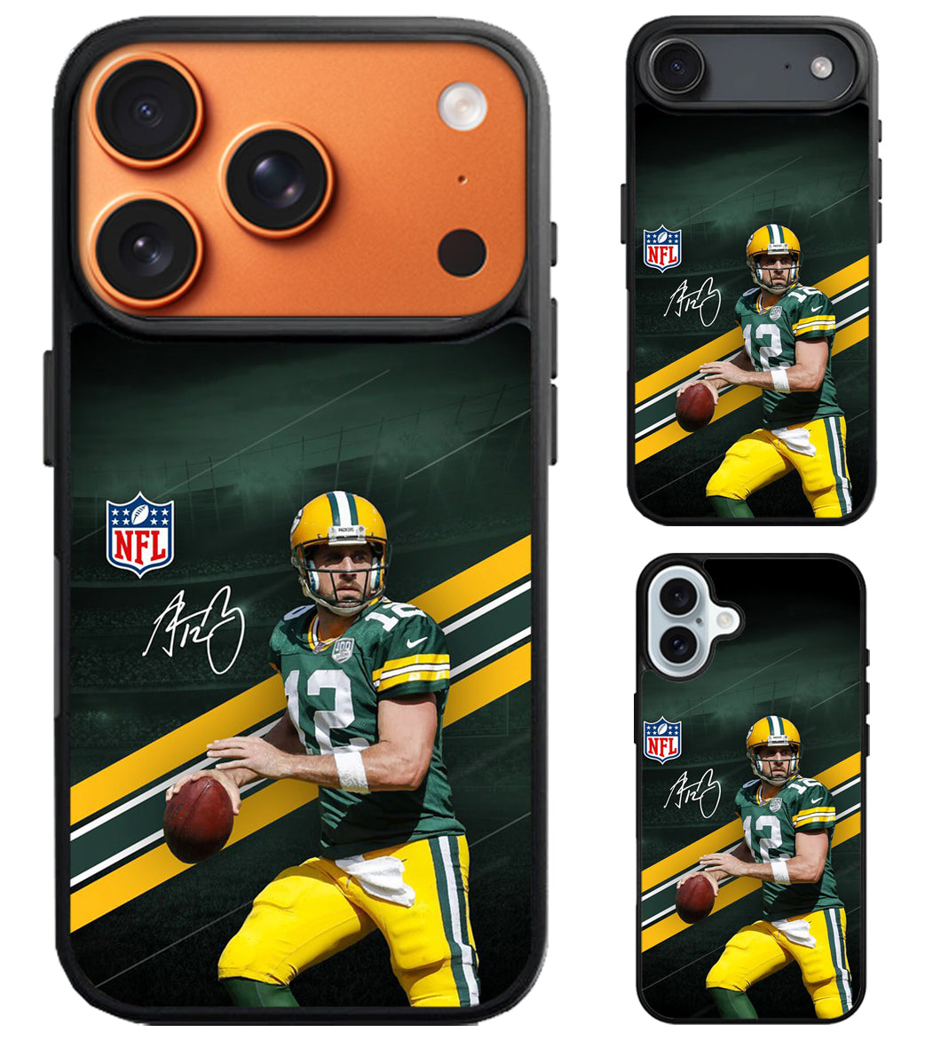 Aaron Rodgers Greenbay Packers iPhone Air | iPhone 17 | 17 Pro | 17 Pro Max Case