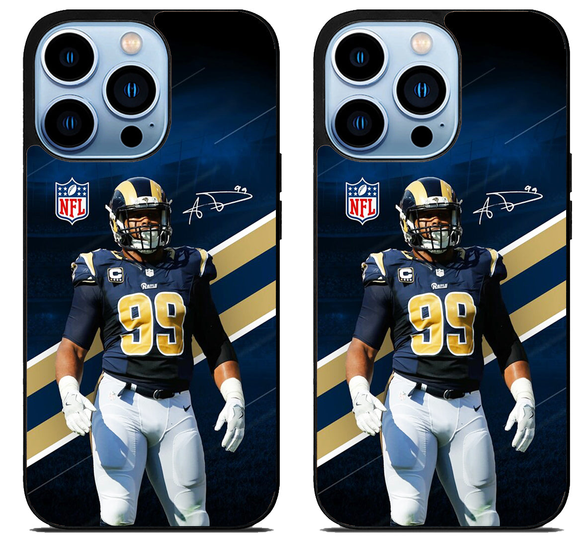 Aaron donald NFL Rams iPhone 15 Pro | iPhone 15 Pro Max Case