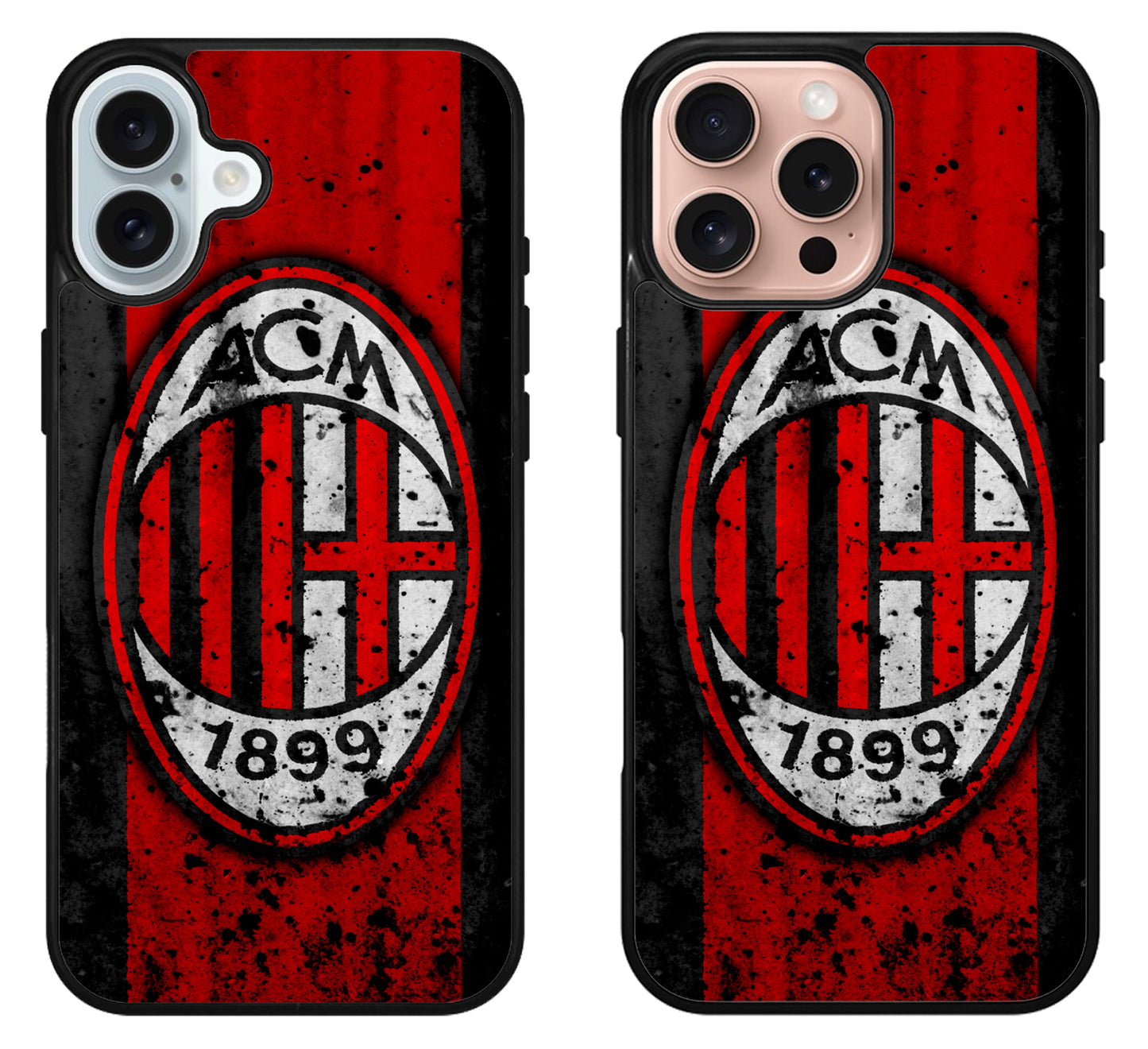 Ac Milan Color iPhone 16 | 16 Plus | 16 Pro | 16 Pro Max Case