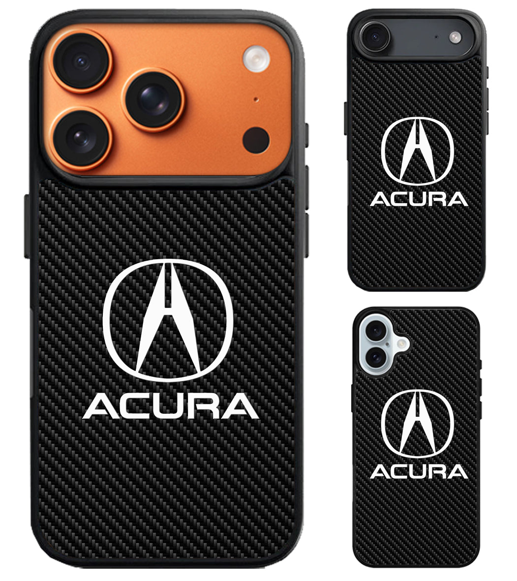 Acura Black Carbon iPhone Air | iPhone 17 | 17 Pro | 17 Pro Max Case