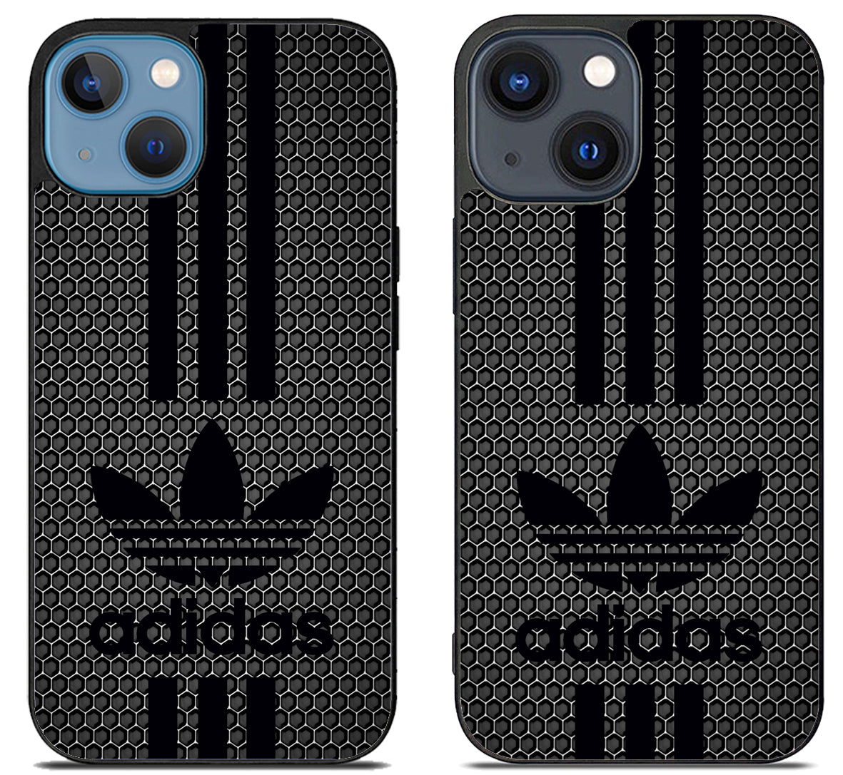 Adidas Black Cover iPhone 15 | iPhone 15 Plus Case