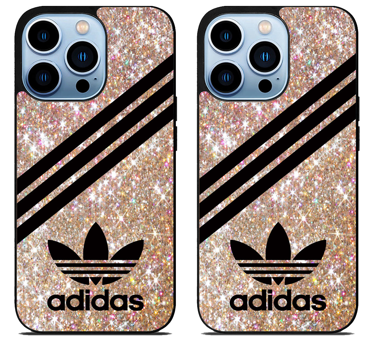 Adidas Logo Sparkly iPhone 15 Pro | iPhone 15 Pro Max Case