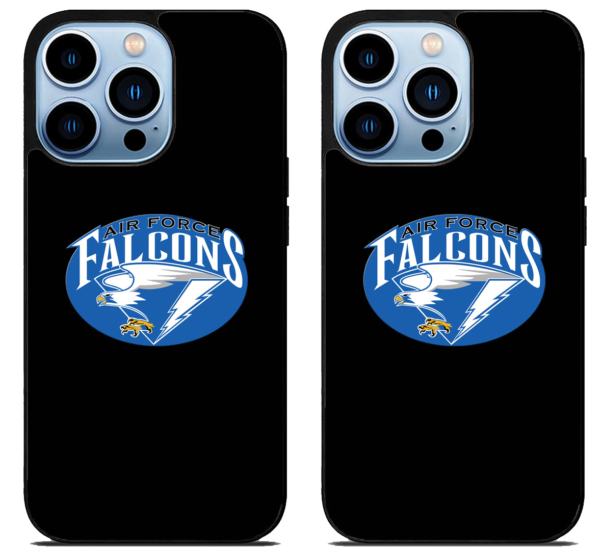 Air Force Falcons Black iPhone 15 Pro | iPhone 15 Pro Max Case