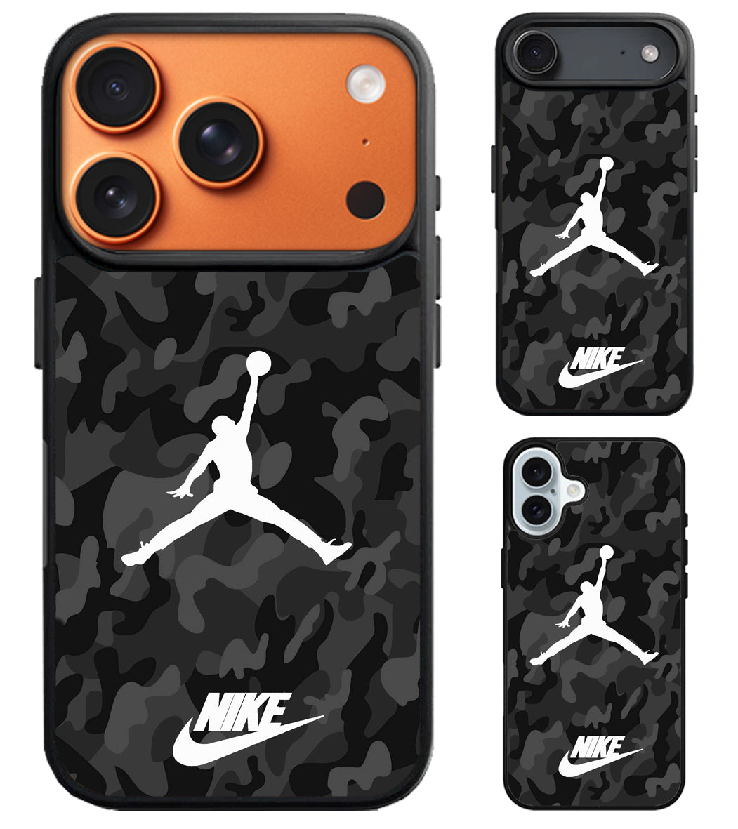 Air Jordan Nike white Camo iPhone Air | iPhone 17 | 17 Pro | 17 Pro Max Case