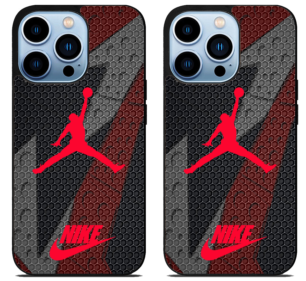 Air Jordan Red Background iPhone 15 Pro | iPhone 15 Pro Max Case
