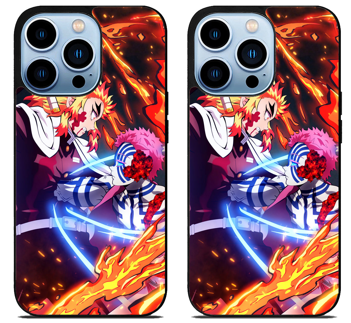 Akaza Vs Rengoku Demon Slayer iPhone 15 Pro | iPhone 15 Pro Max Case