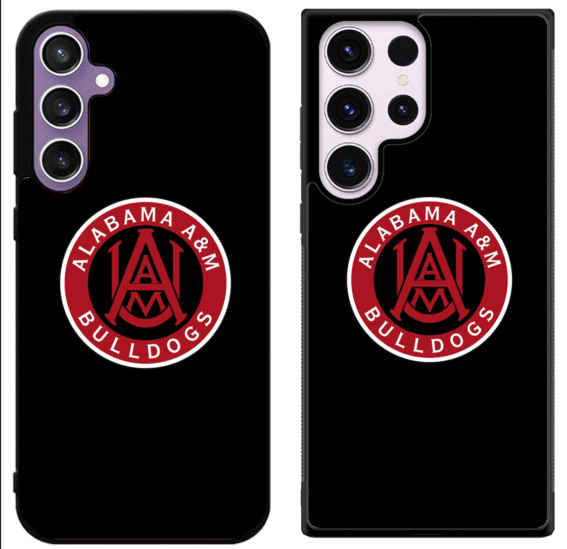 Alabama A&M Bulldogs Black Samsung Galaxy S24 | S24+ | S24 Ultra Case