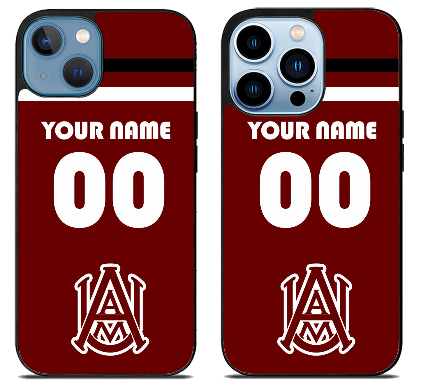 Custom Personalized Alabama A&M Bulldogs iPhone 13 | 13 Mini | 13 Pro | 13 Pro Max Case