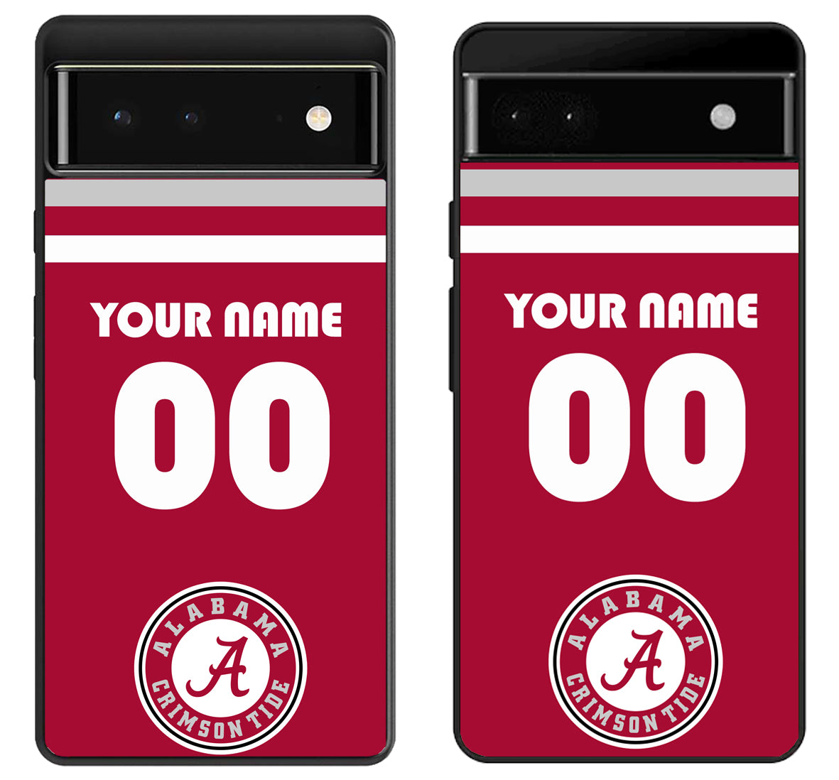 Custom Personalized Alabama Crimson Tide Google Pixel 6 | 6A | 6 Pro Case