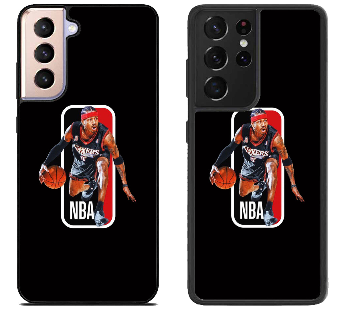 Allen Iverson Sixers NBA Samsung Galaxy S21 | S21 FE | S21+ | S21 Ultra Case