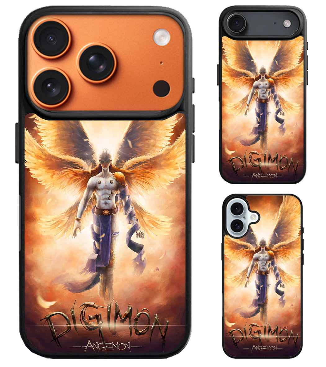 Angemon Digimon Cover iPhone Air | iPhone 17 | 17 Pro | 17 Pro Max Case