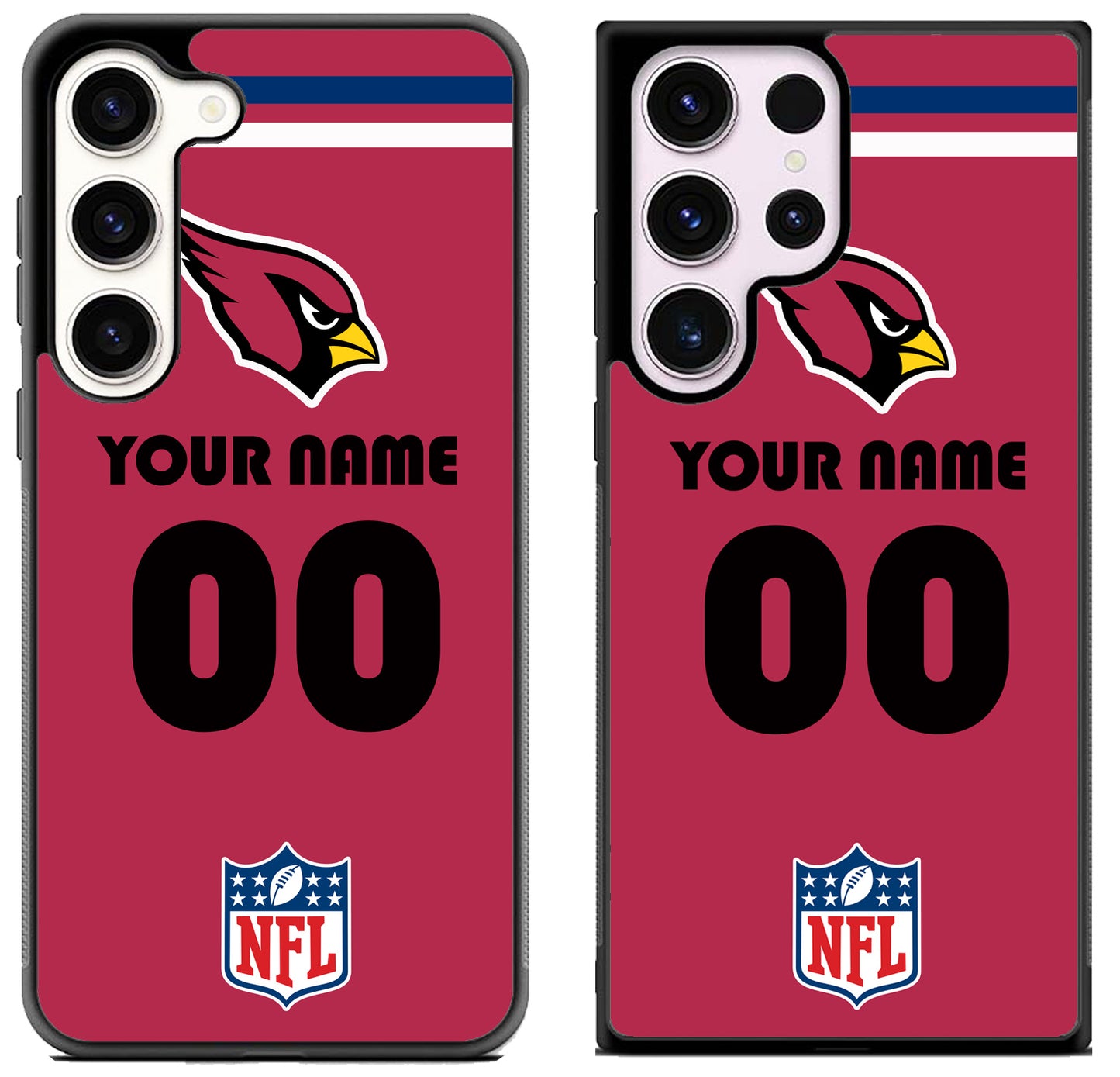 Custom Personalized Arizona Cardinals NFL Samsung Galaxy S23 | S23+ | S23 Ultra Case