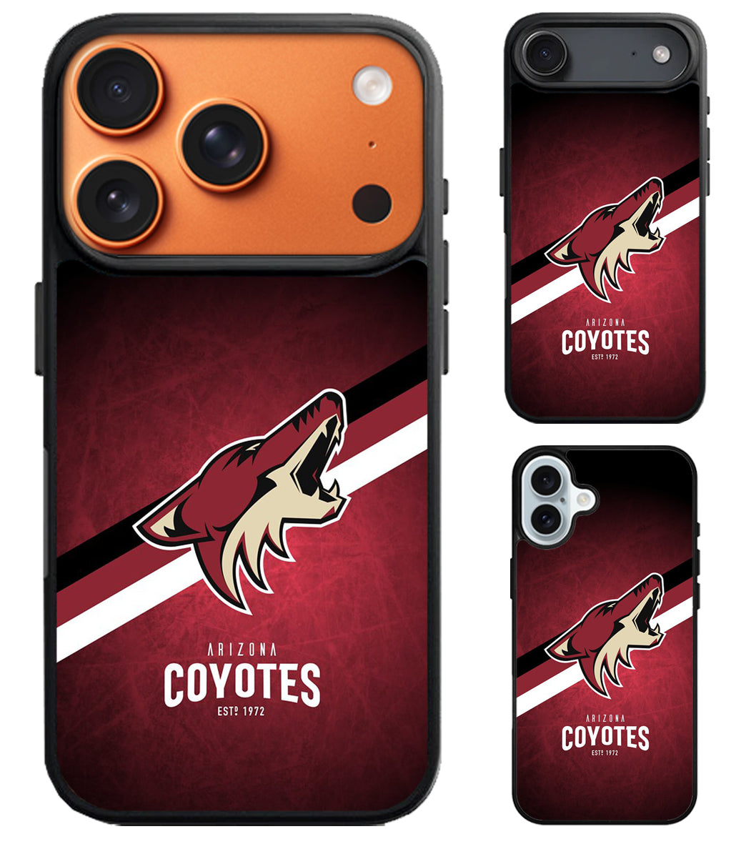 Arizona Coyotes Wallpaper iPhone Air | iPhone 17 | 17 Pro | 17 Pro Max Case