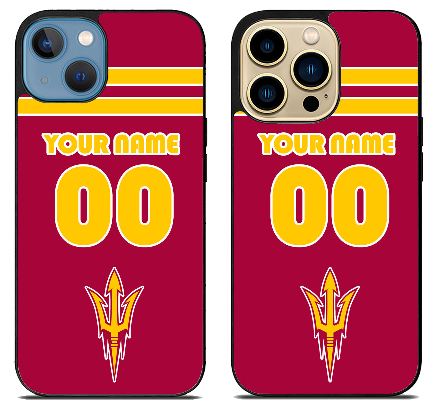 Custom Personalized Arizona State Sun Devils iPhone 14 | 14 Plus | 14 Pro | 14 Pro Max Case