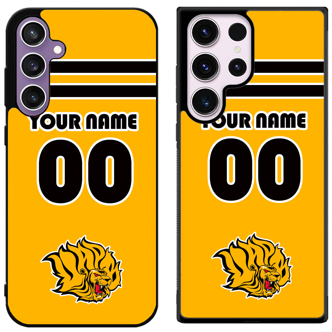 Custom Personalized Arkansas-Pine Bluff Golden Lions Samsung Galaxy S24 | S24+ | S24 Ultra Case