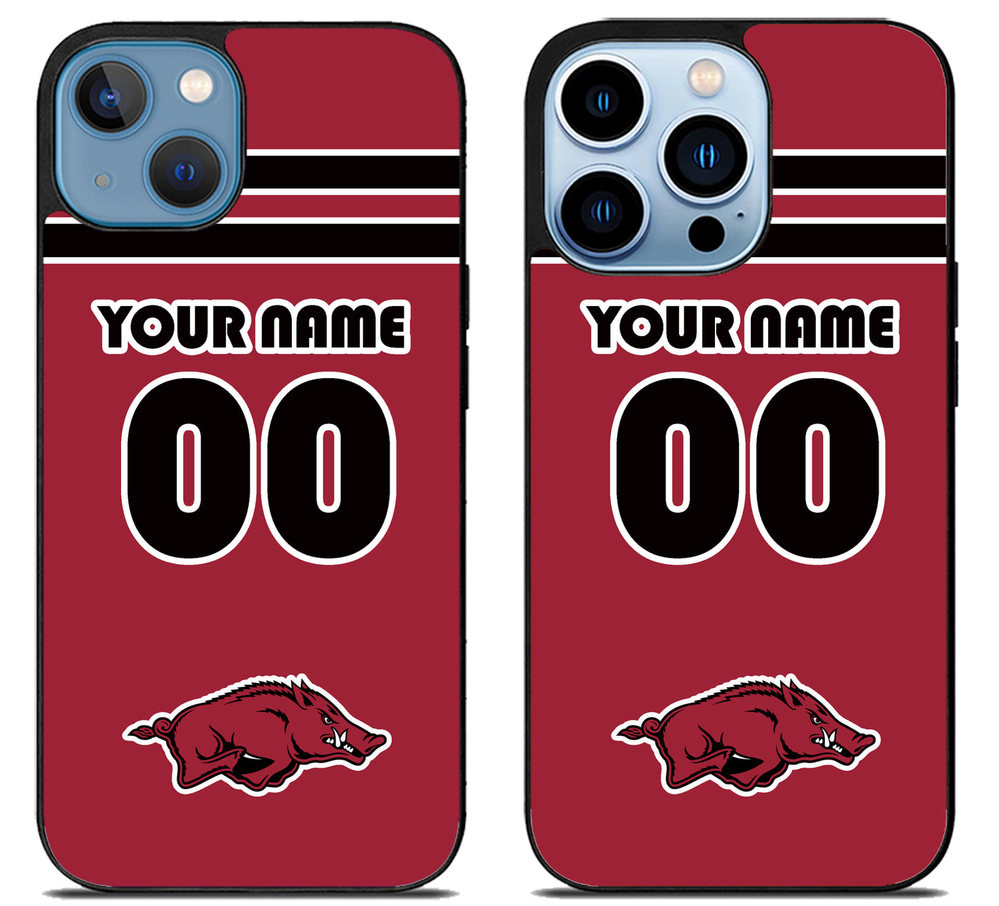 Custom Personalized Arkansas Razorbacks iPhone 13 | 13 Mini | 13 Pro | 13 Pro Max Case