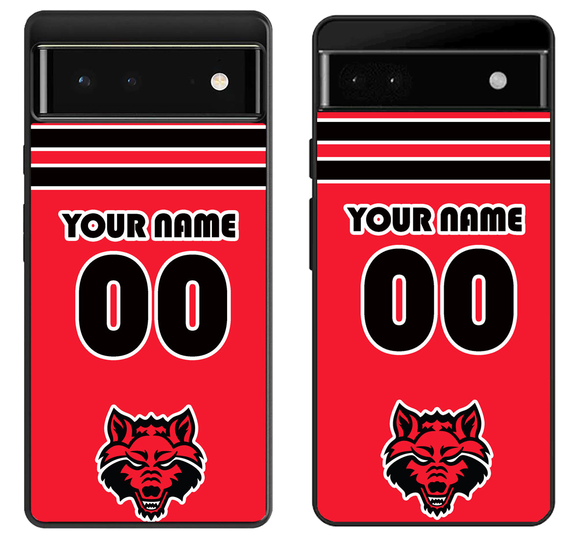 Custom Personalized Arkansas State Red Wolves Google Pixel 6 | 6A | 6 Pro Case