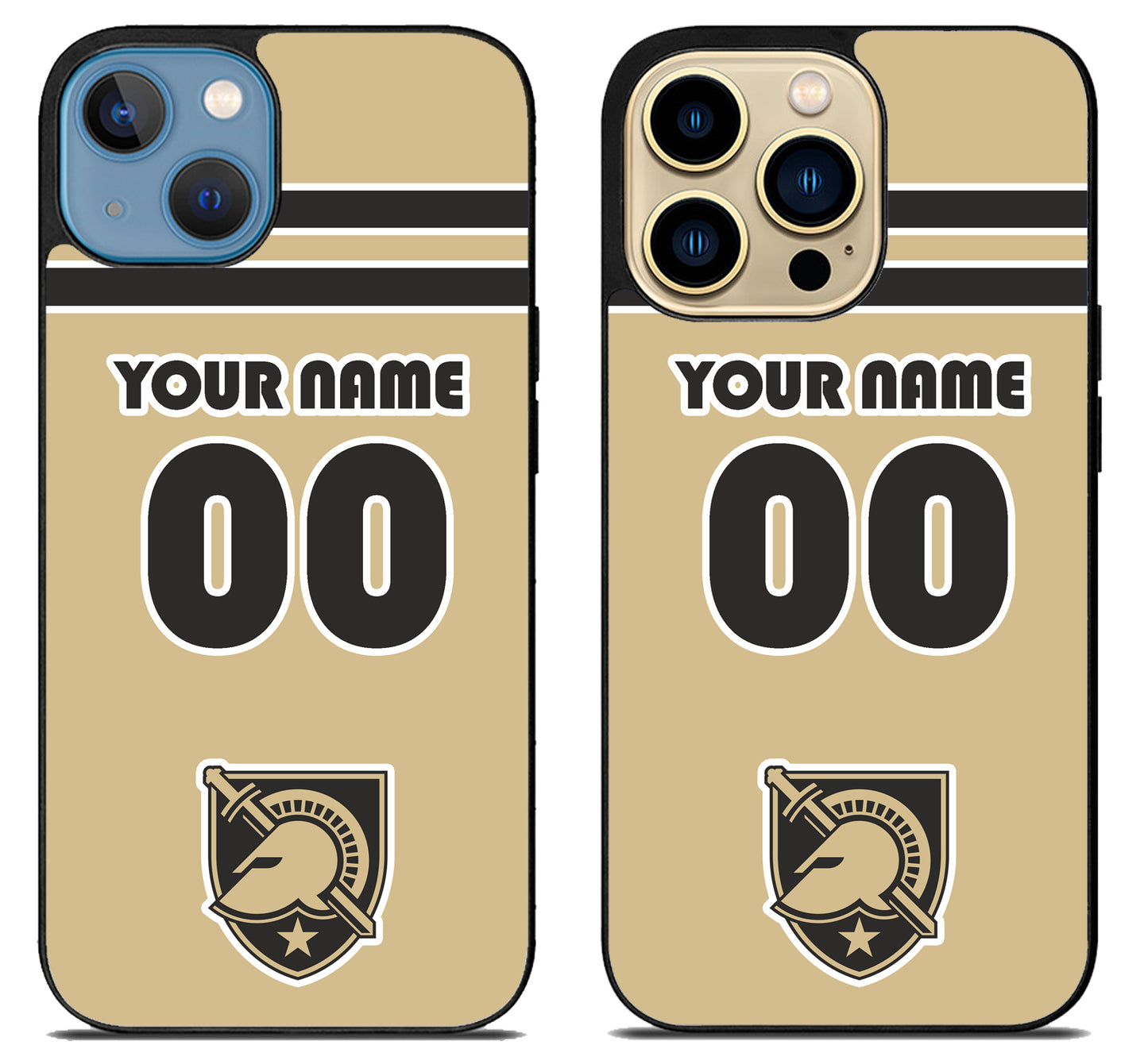 Custom Personalized Army Black Knights iPhone 14 | 14 Plus | 14 Pro | 14 Pro Max Case