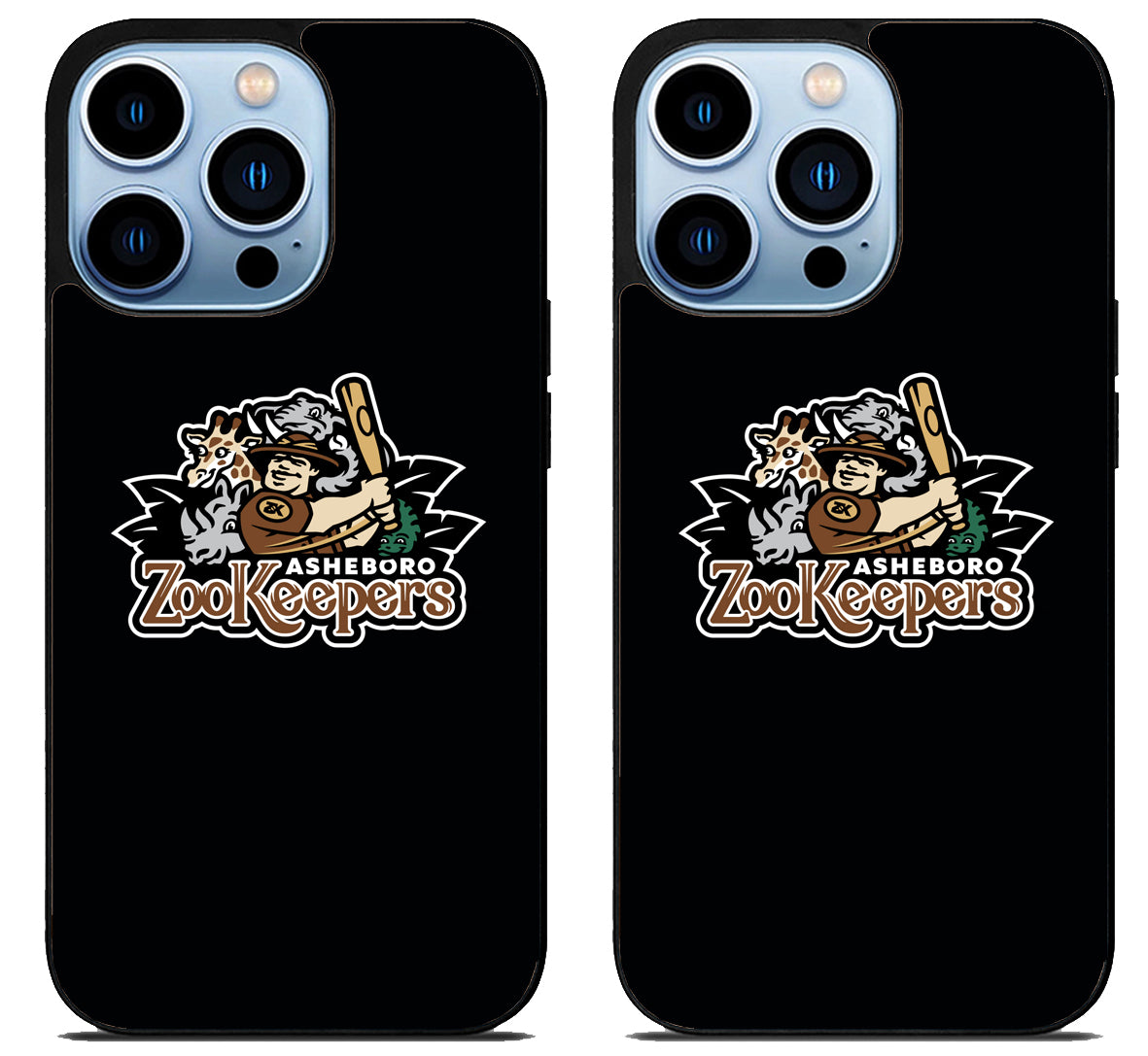 Asheboro ZooKeepers Black iPhone 15 Pro | iPhone 15 Pro Max Case