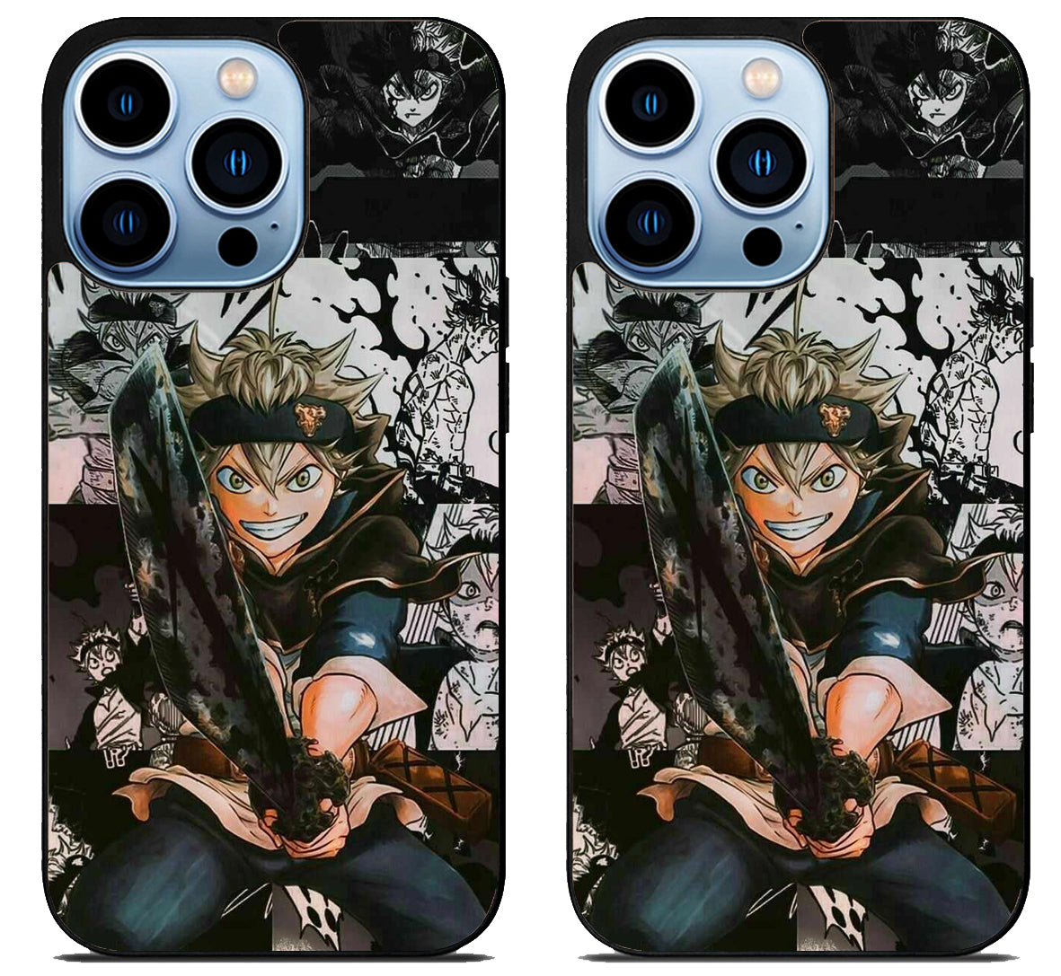 Asta Black Clover Collage iPhone 15 Pro | iPhone 15 Pro Max Case