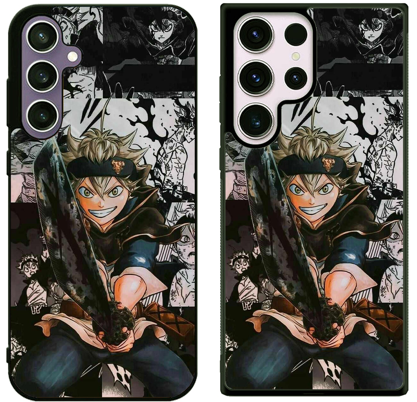 Asta Black Clover Collage Samsung Galaxy S25 | S25+ | S25 Ultra Case