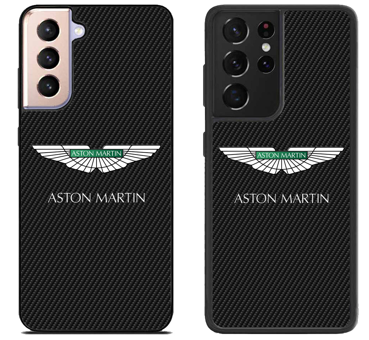 Aston Martin Black Carbon Samsung Galaxy S21 | S21 FE | S21+ | S21 Ultra Case
