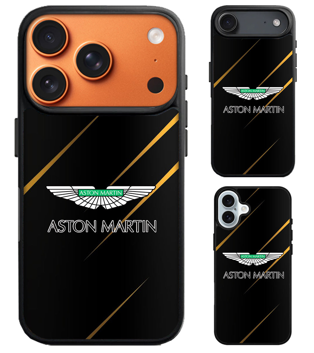 Aston Martin Black Metallic iPhone Air | iPhone 17 | 17 Pro | 17 Pro Max Case