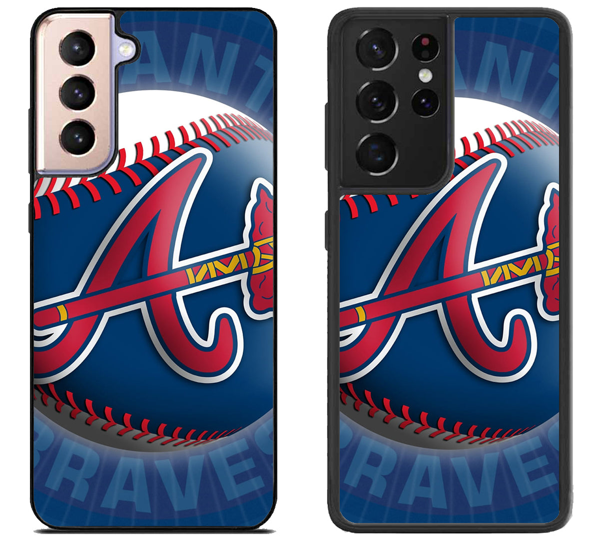 Atlanta Braves Background Samsung Galaxy S21 | S21 FE | S21+ | S21 Ultra Case