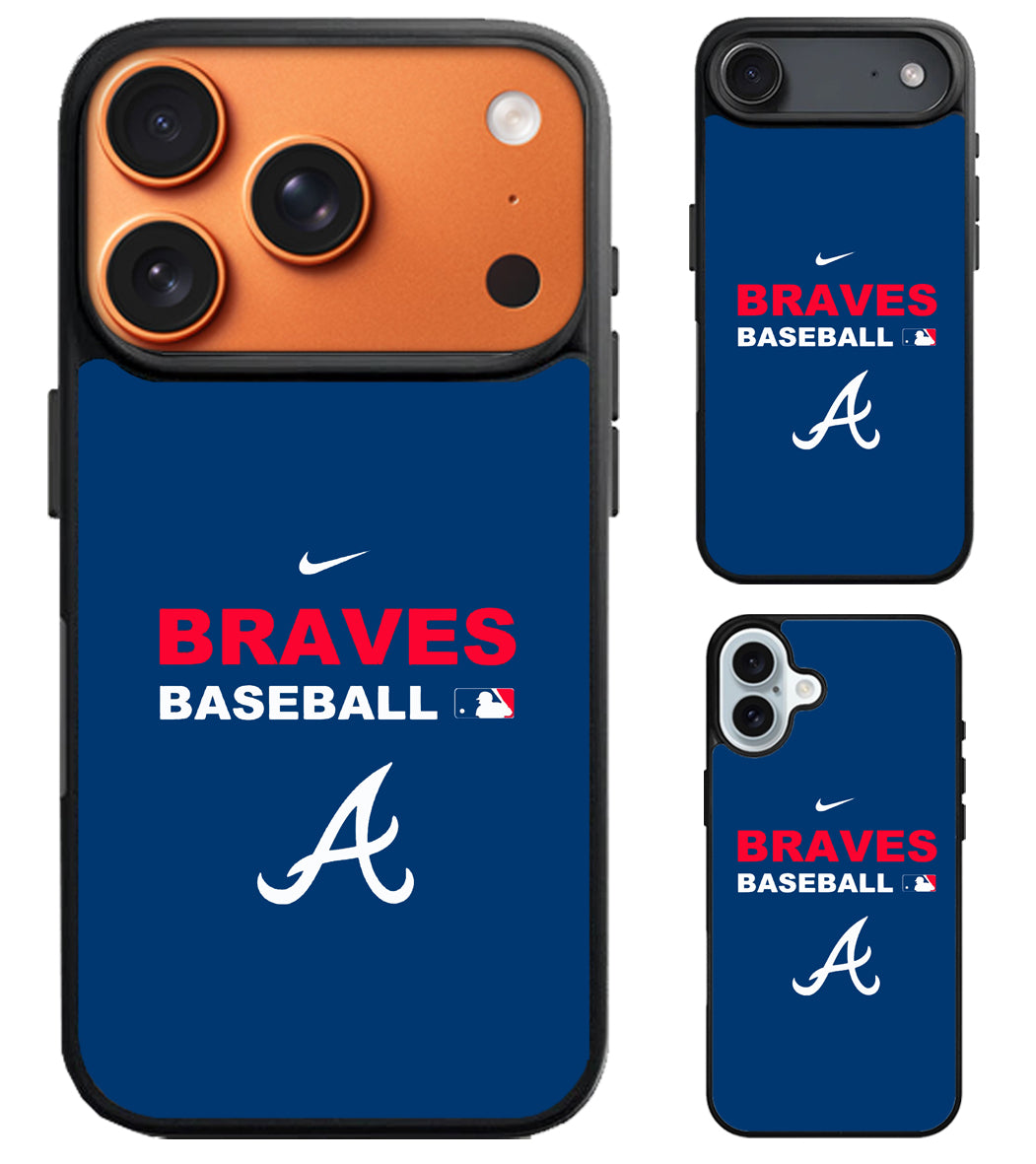 Atlanta Braves Baseball iPhone Air | iPhone 17 | 17 Pro | 17 Pro Max Case