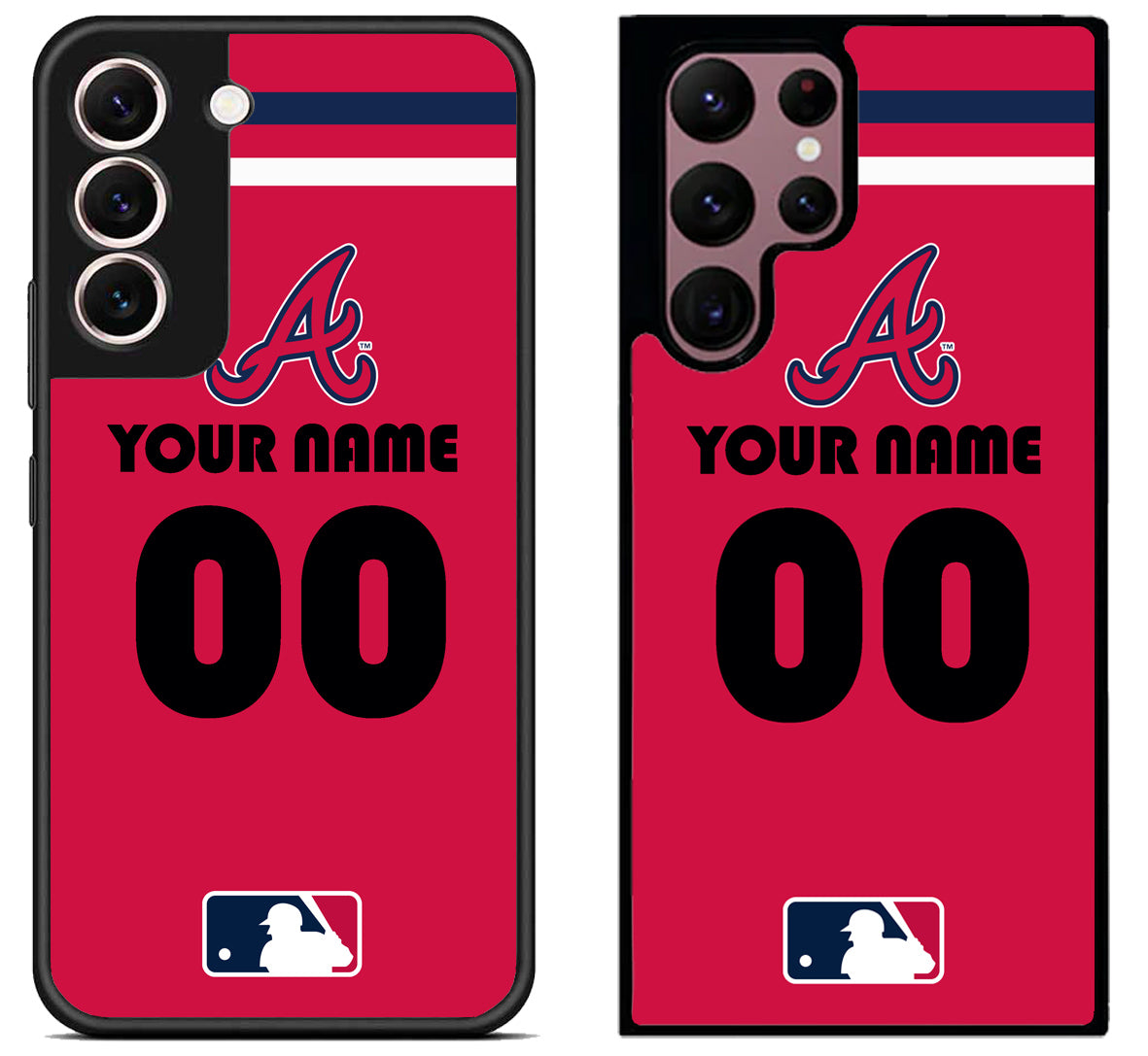 Custom Personalized Atlanta Braves MLB Samsung Galaxy S22 | S22+ | S22 Ultra Case