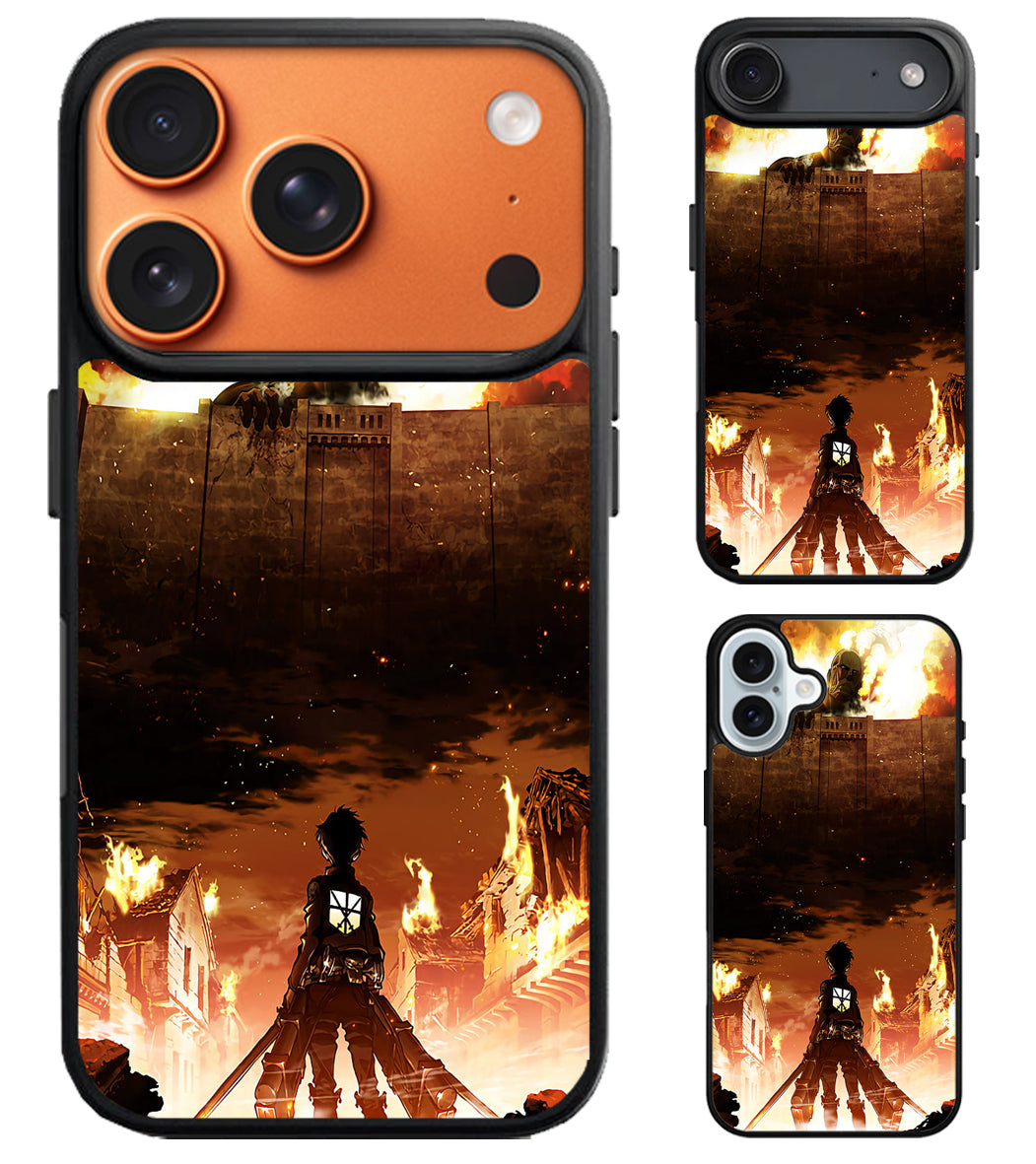 Attack on titan Cover iPhone Air | iPhone 17 | 17 Pro | 17 Pro Max Case