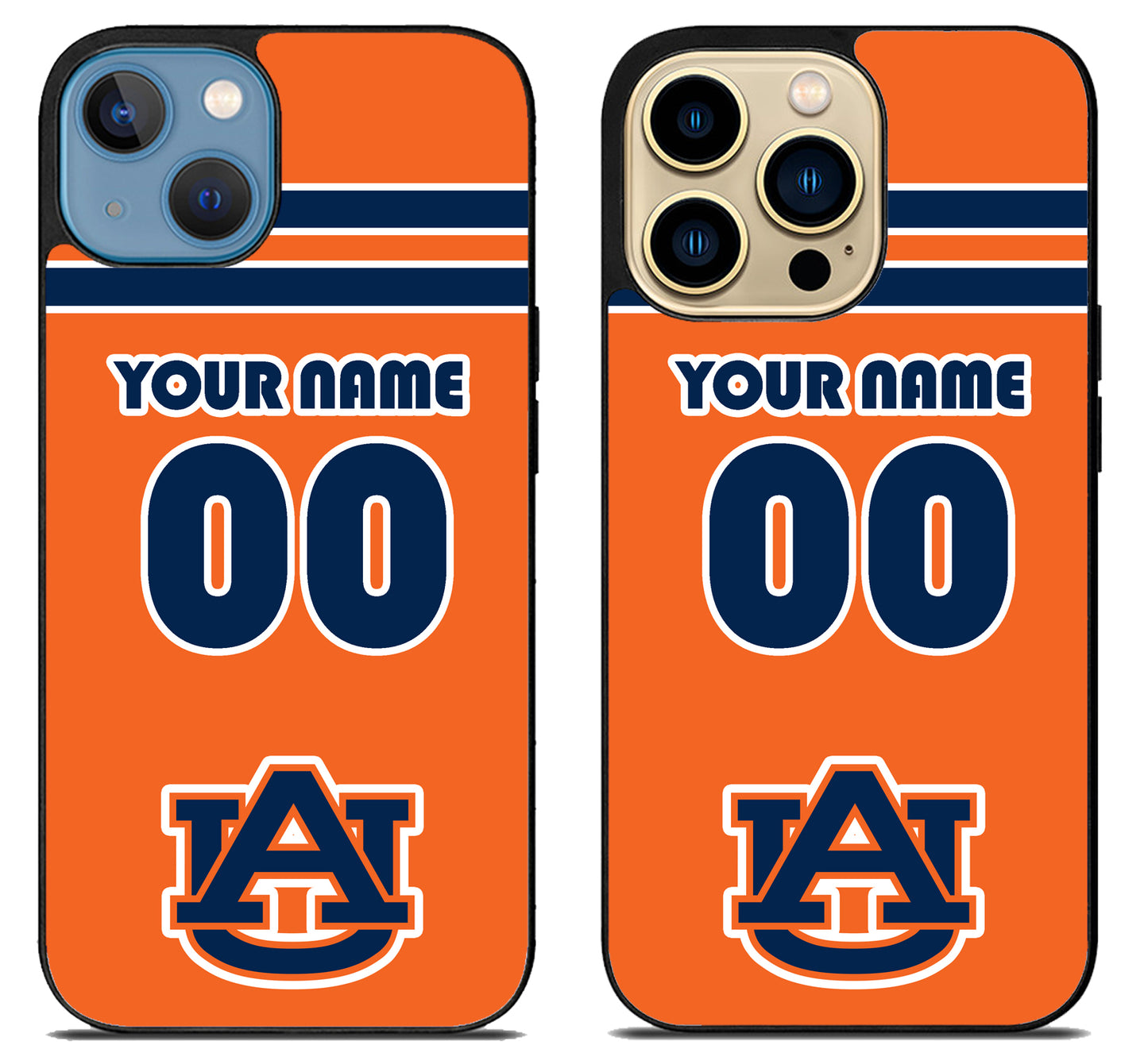 Custom Personalized Auburn Tigers iPhone 14 | 14 Plus | 14 Pro | 14 Pro Max Case