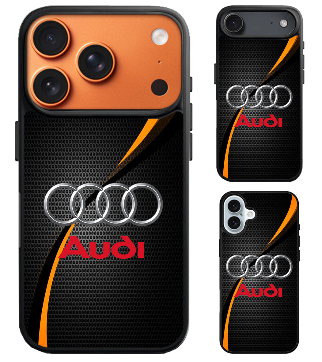 Audi Logo Carbon iPhone Air | iPhone 17 | 17 Pro | 17 Pro Max Case