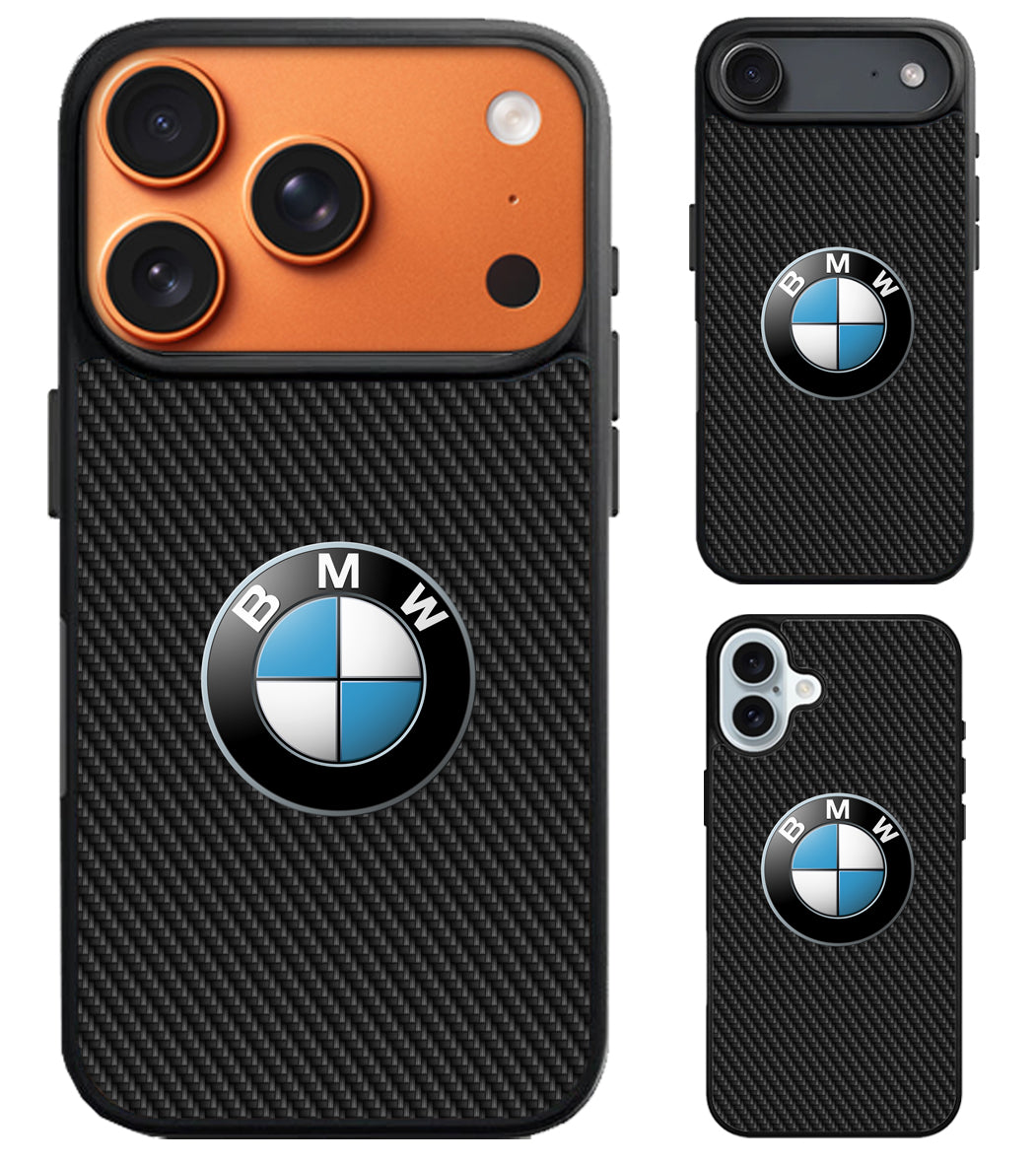 BMW Logo Carbon iPhone Air | iPhone 17 | 17 Pro | 17 Pro Max Case