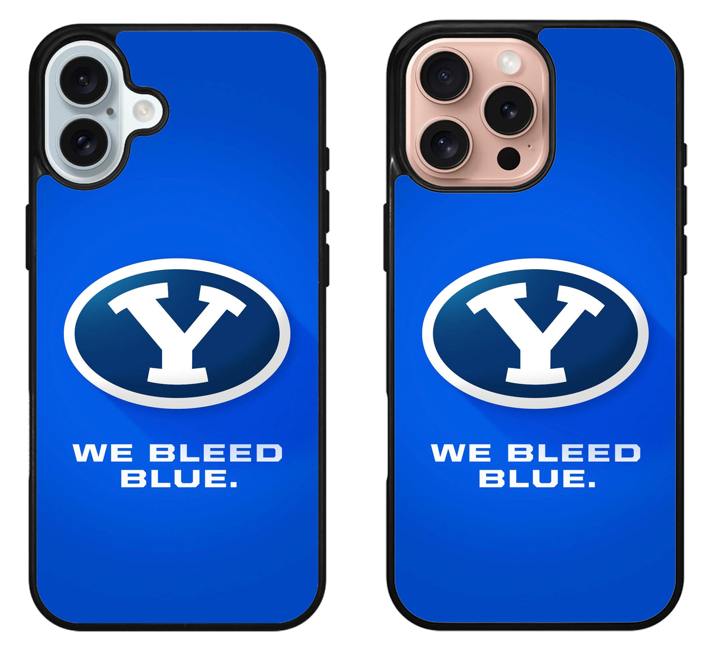 BYU Cougars We Bleed Blue iPhone 16 | 16 Plus | 16 Pro | 16 Pro Max Case