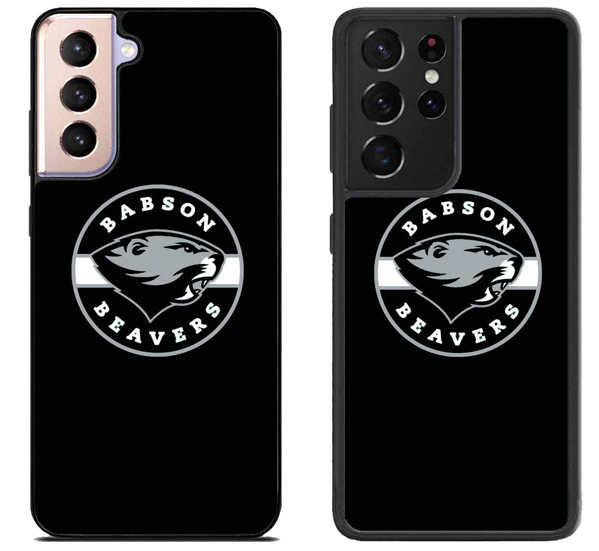 Babson College Beavers Black Samsung Galaxy S21 | S21 FE | S21+ | S21 Ultra Case