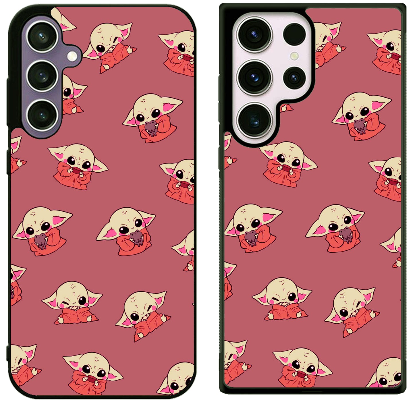 Baby Yoda Collage Cover Samsung Galaxy S25 | S25+ | S25 Ultra Case