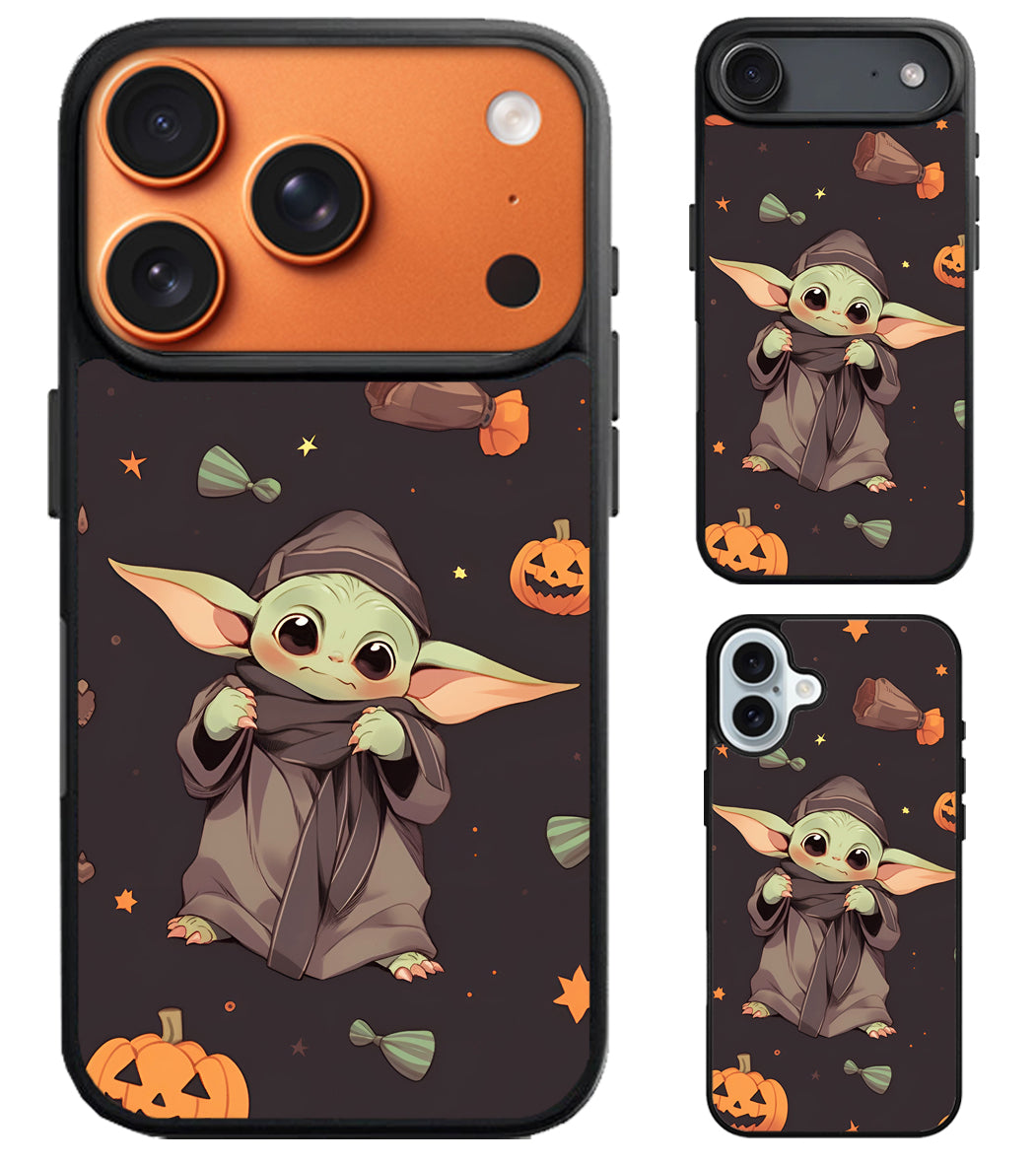 Baby Yoda Halloween iPhone Air | iPhone 17 | 17 Pro | 17 Pro Max Case