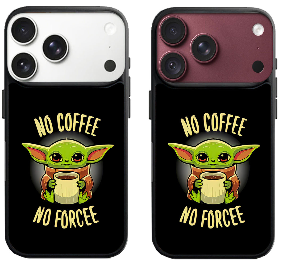 Baby Yoda No Coffe No Force iPhone 18 Pro | 18 Pro Max Case