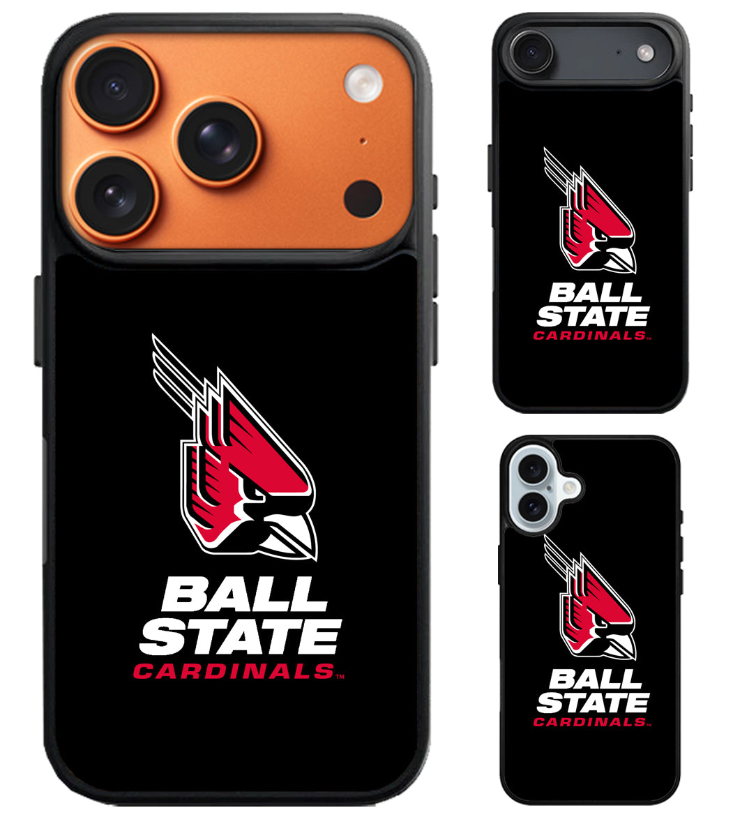 Ball State Cardinals Logo iPhone Air | iPhone 17 | 17 Pro | 17 Pro Max Case