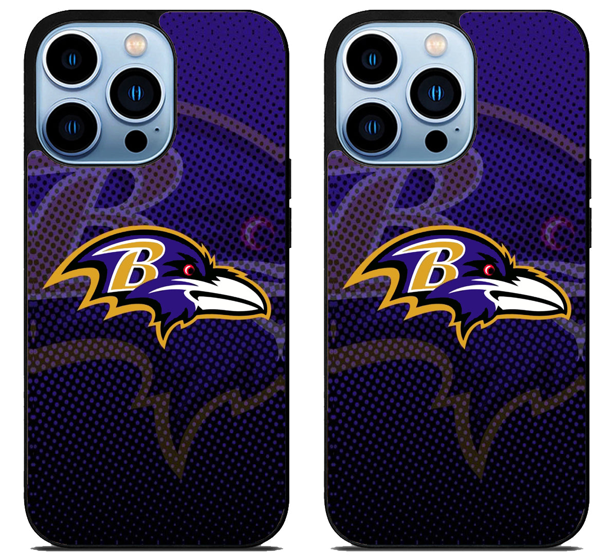 Baltimore Ravens Background iPhone 15 Pro | iPhone 15 Pro Max Case