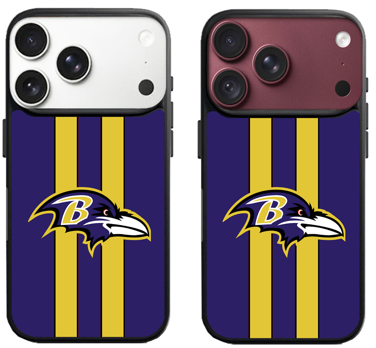 Baltimore Ravens Stripe iPhone 18 Pro | 18 Pro Max Case