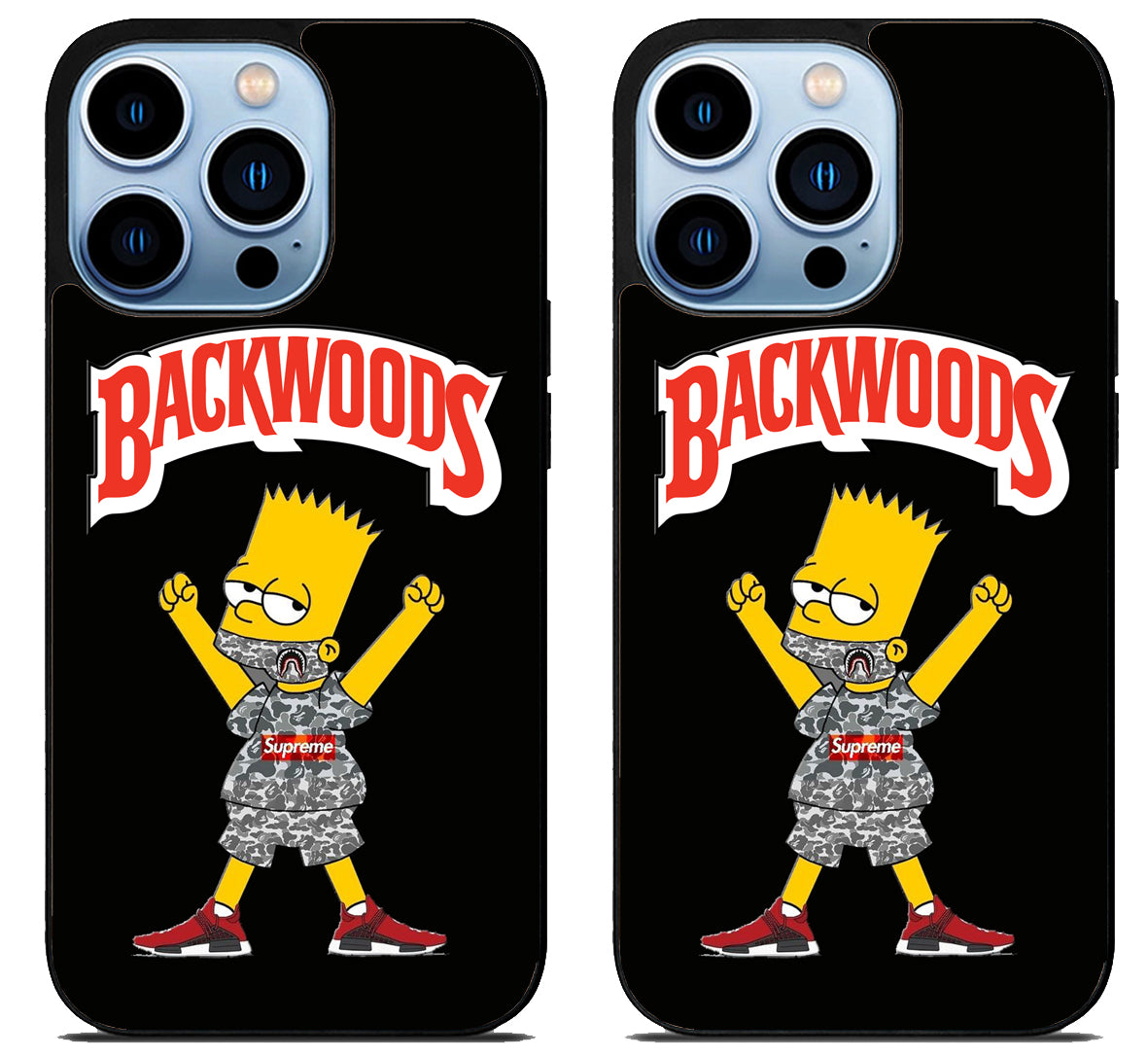 Bart Shimpson Black Backwoods iPhone 15 Pro | iPhone 15 Pro Max Case
