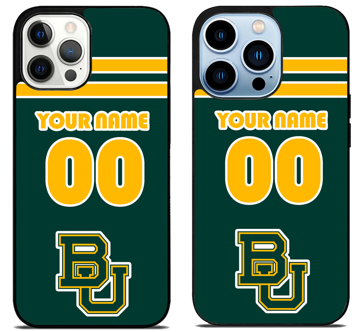 Custom Personalized Baylor Bears iPhone 15 Pro | iPhone 15 Pro Max Case
