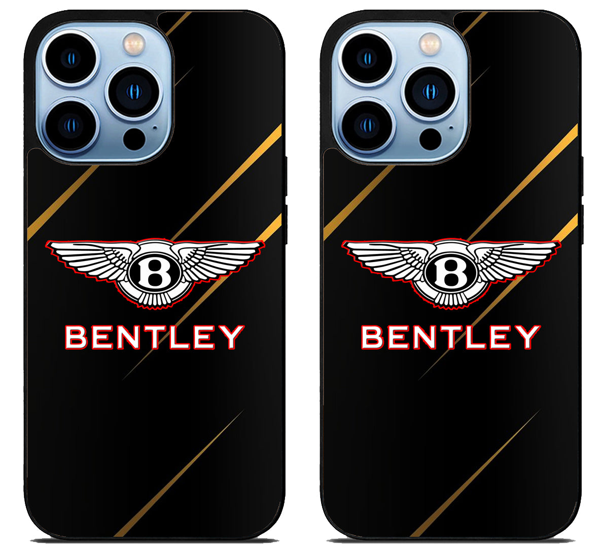 Bentley Logo Metallic iPhone 15 Pro | iPhone 15 Pro Max Case