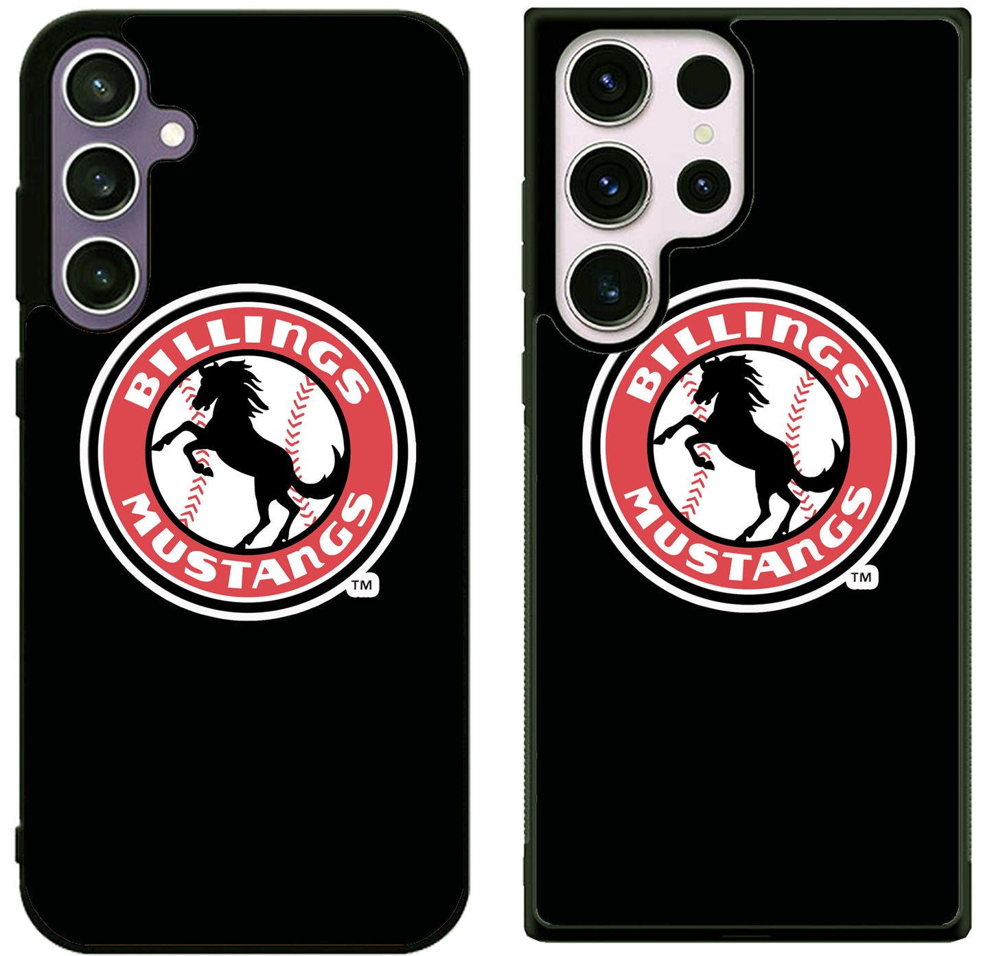 Billings Mustangs Logo Samsung Galaxy S25 | S25+ | S25 Ultra Case