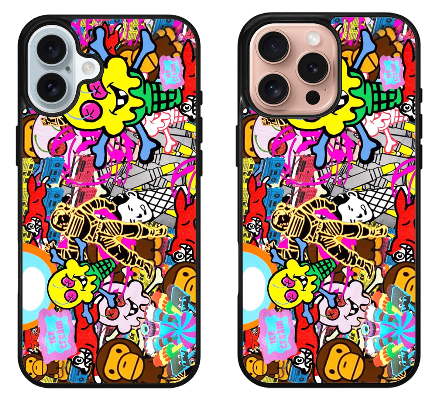 Billionaire Boys Club Collage Wallpaper iPhone 16 | 16 Plus | 16 Pro | 16 Pro Max Case