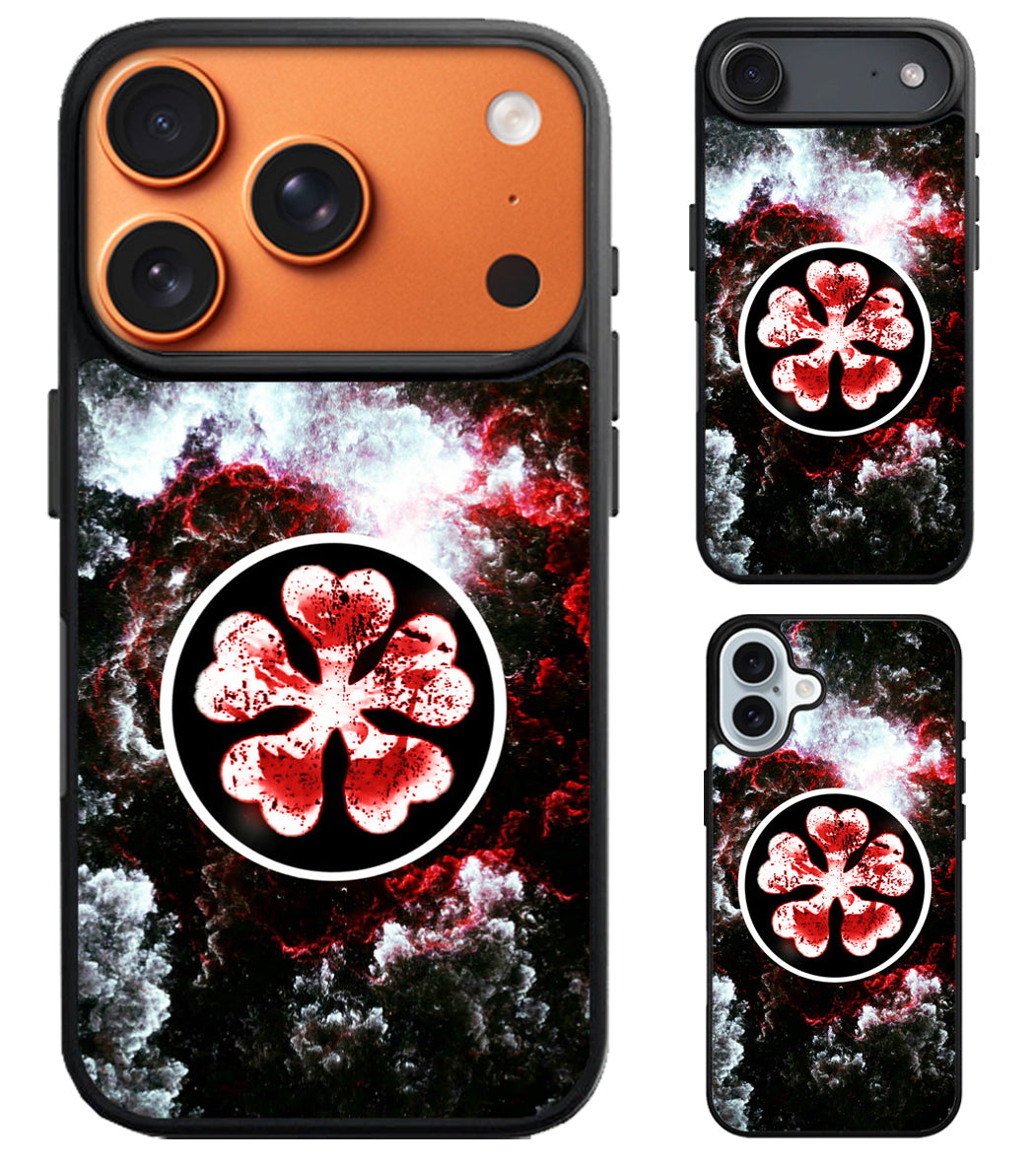 Black Clover Logo Galaxy iPhone Air | iPhone 17 | 17 Pro | 17 Pro Max Case